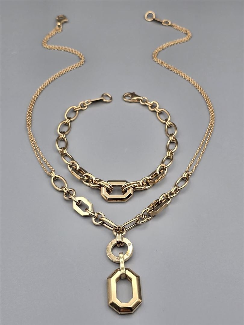 دستبند و گردنبند کارتیه ام جی ام