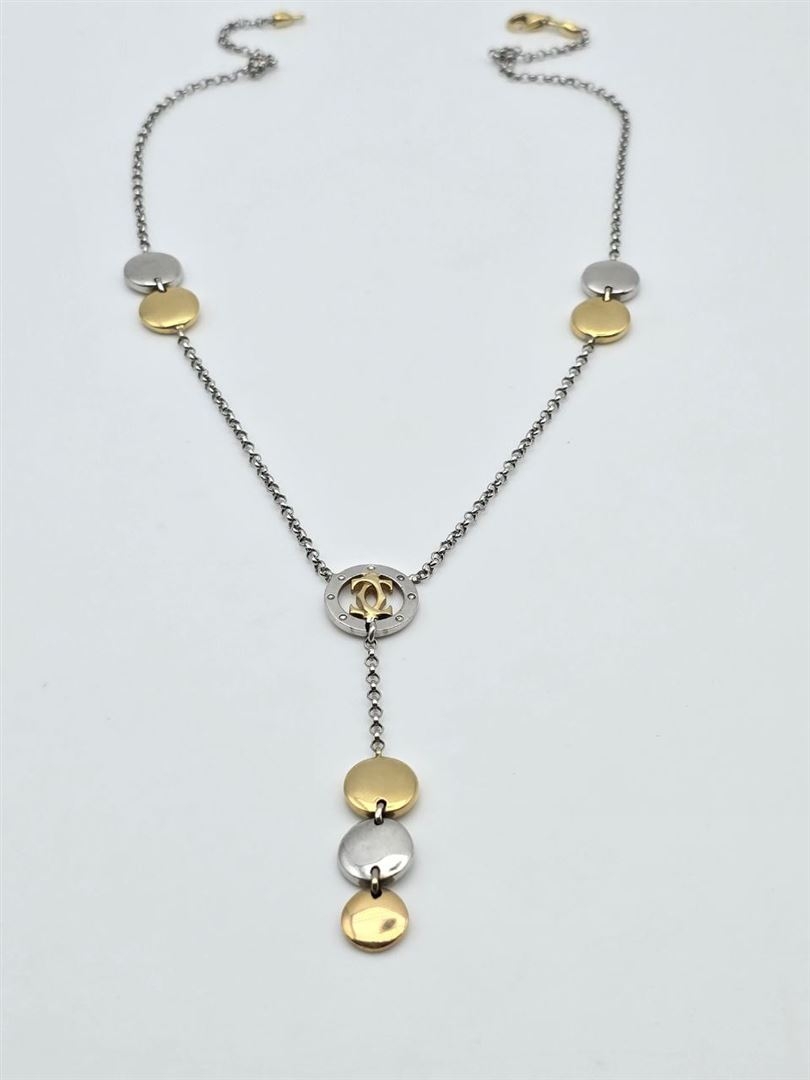 گردنبند دورنگ مینی