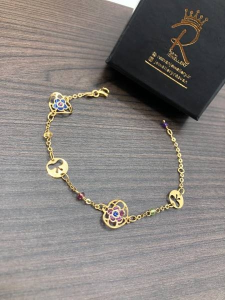 دستبند گل و بته