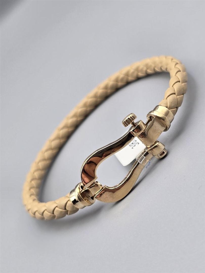 دستبند چرم امگا