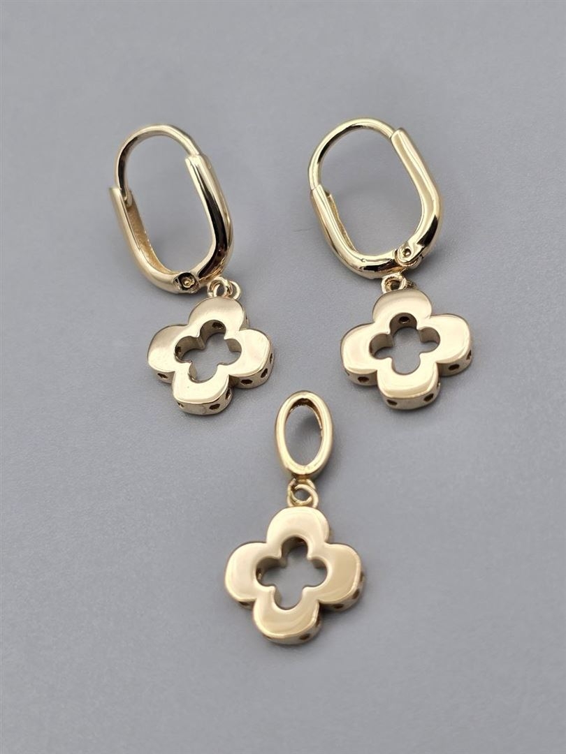 نیم ست گل باران ونکلیف