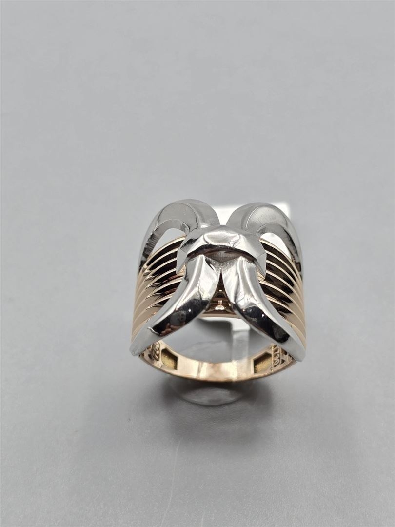 انگشتر دورنگ پرجلوه سیگما