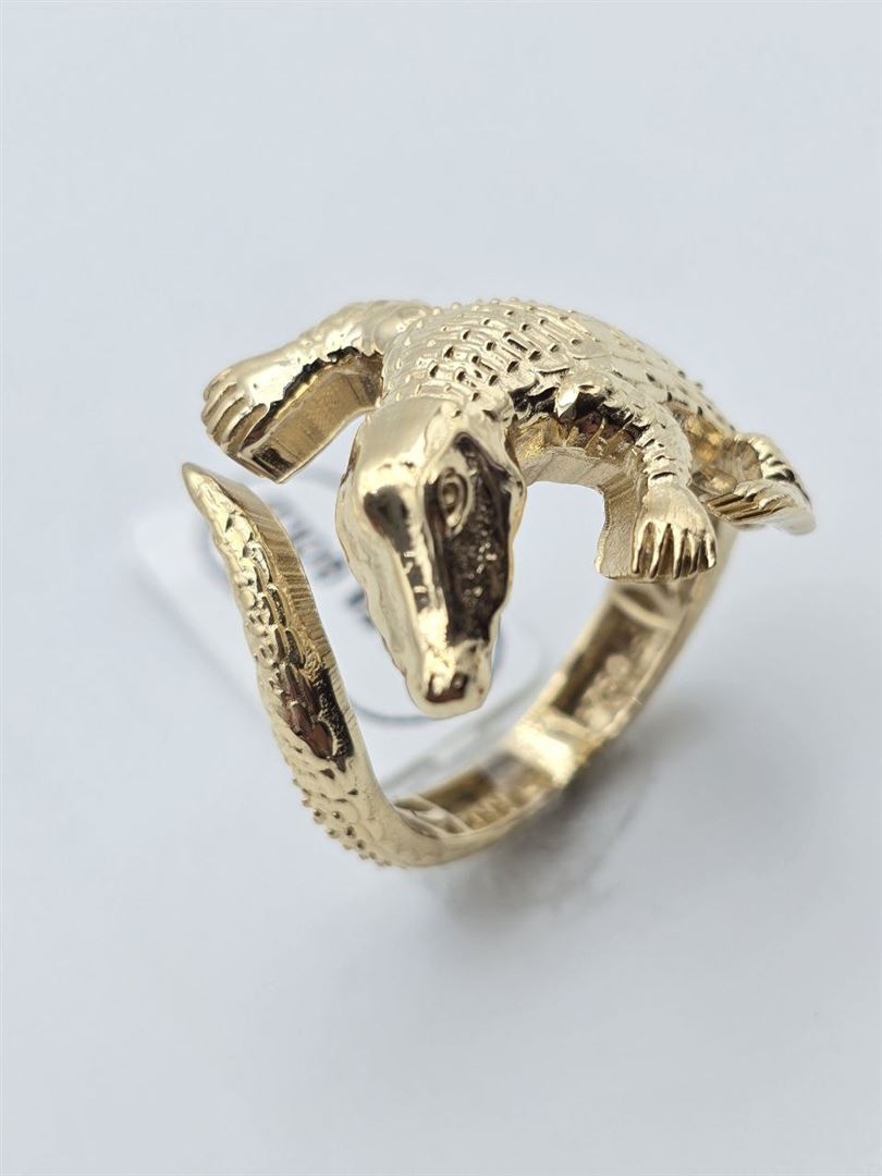 انگشتر لوکس سوسمار لئو