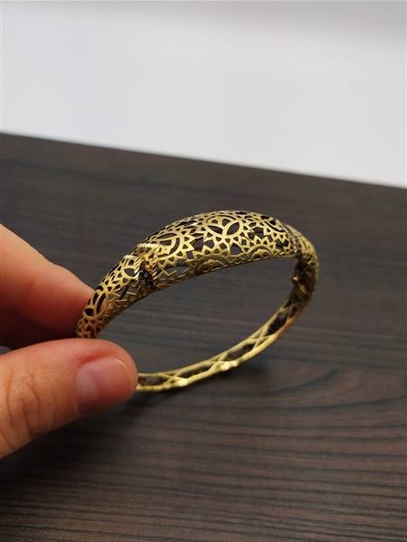 دستبند النگویی شکلاتی