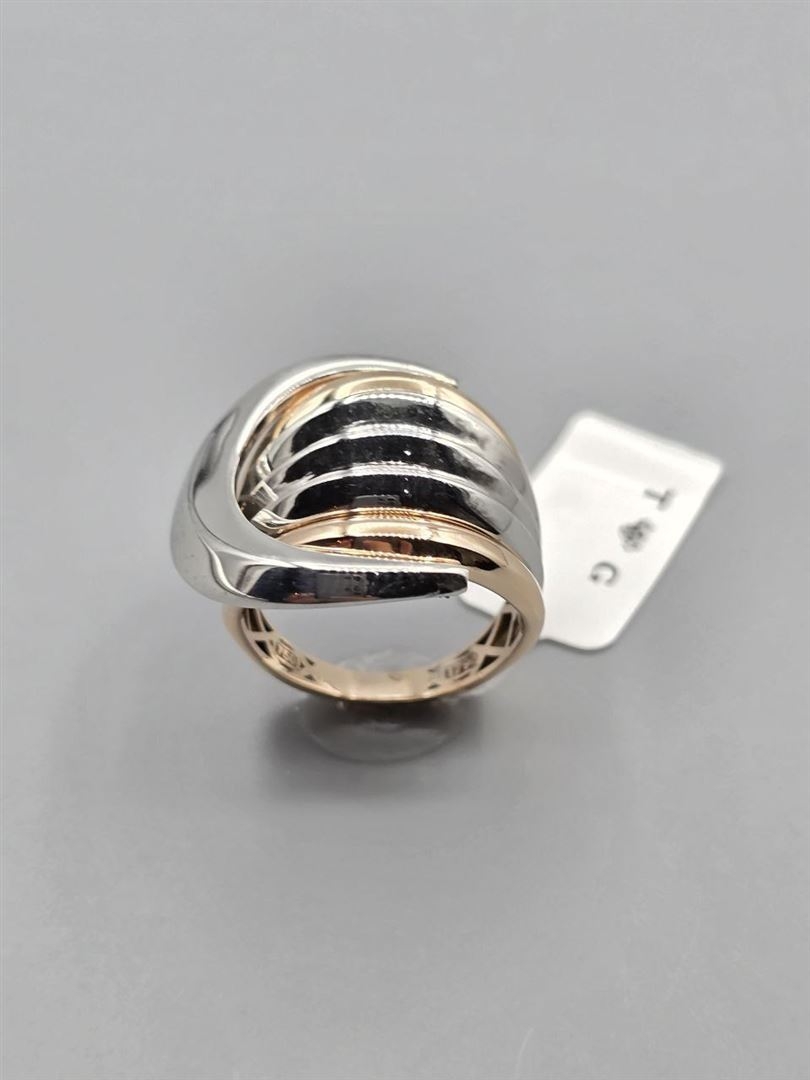 انگشتر دورنگ پرجلوه سیگما