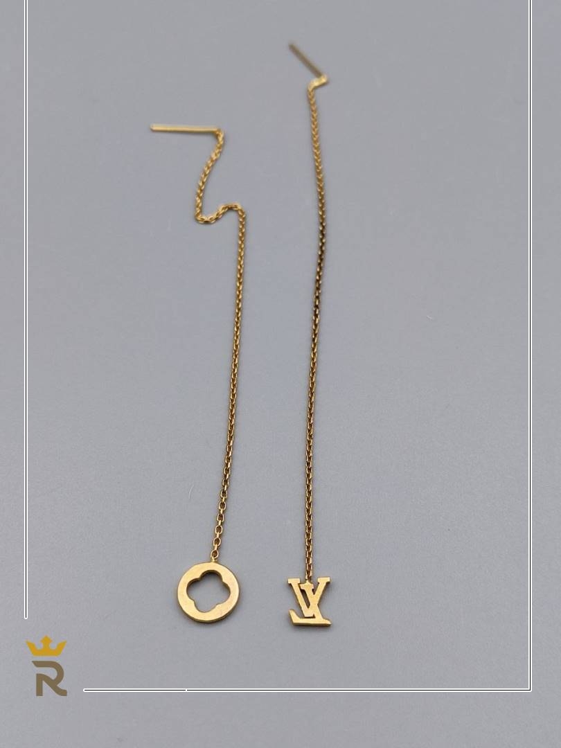 گوشواره بخیه ای لویی ویتون