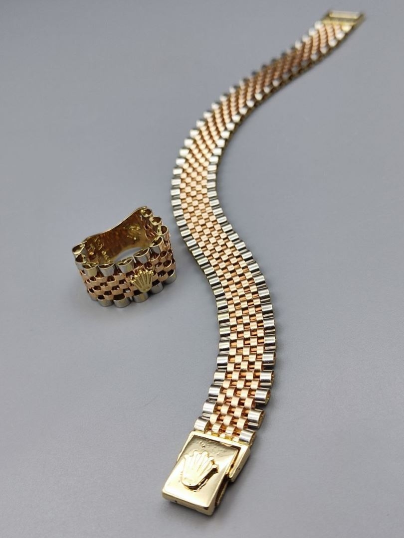 دستبند و انگشتر رولکس گلستانه