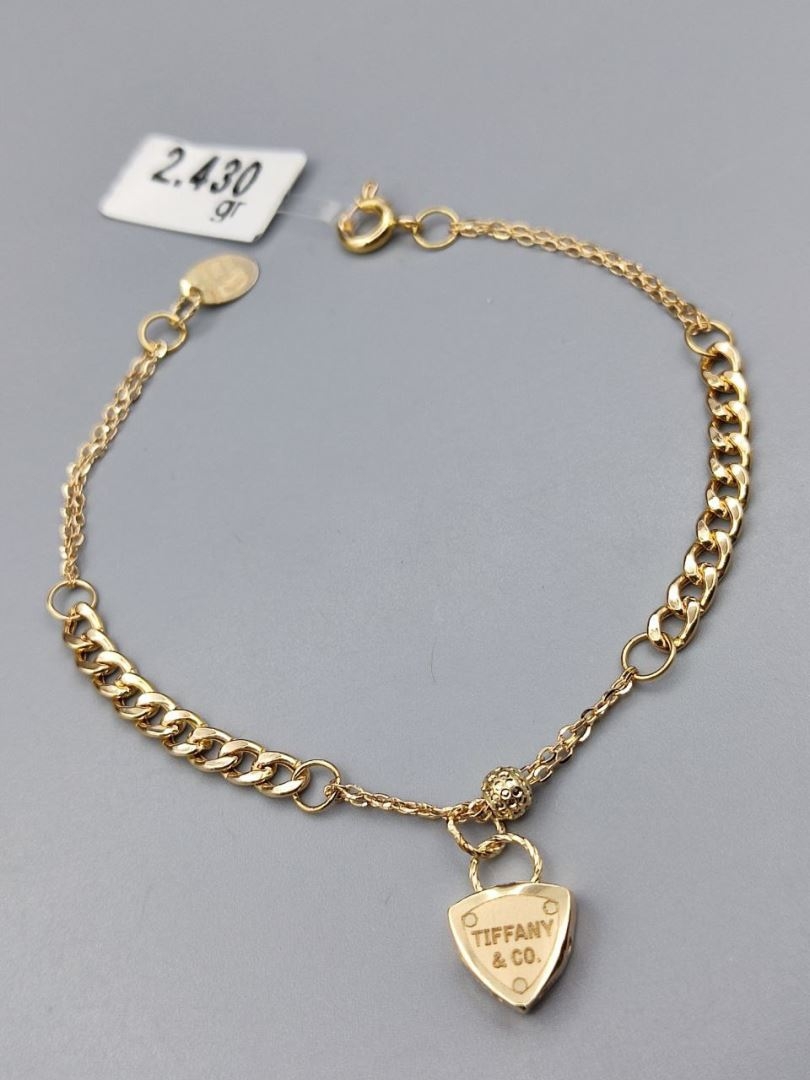 دستبند ظریف طرح تیفانی