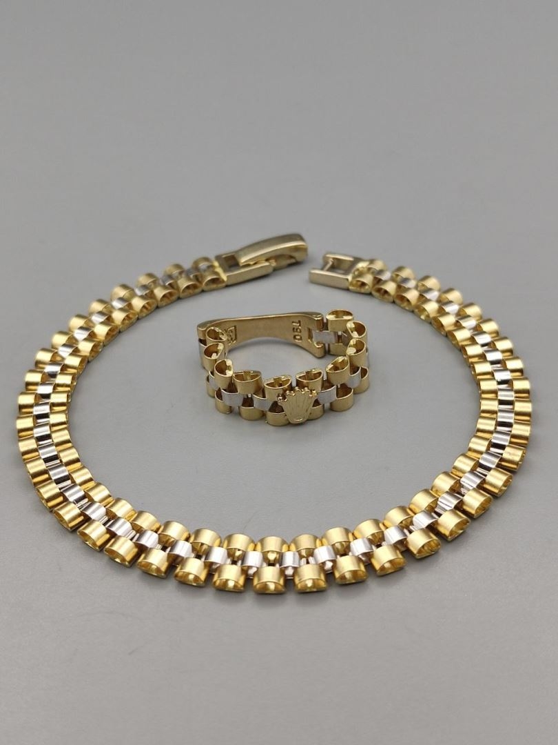 دستبند و انگشتر رولکس گلستانه