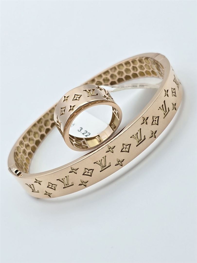 ست دستبند و انگشتر لویی ویتون